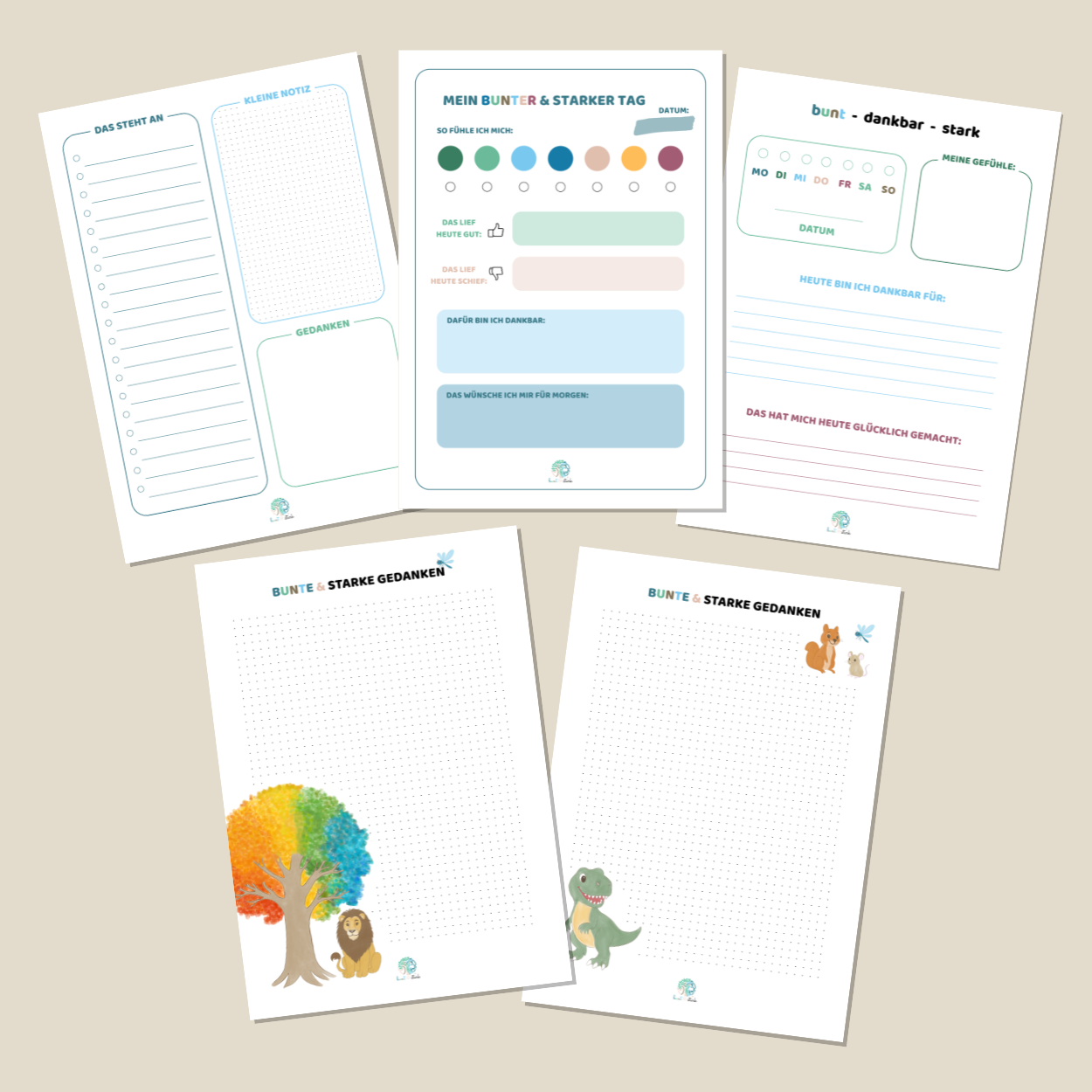 Notizblock Bundle für Kinder